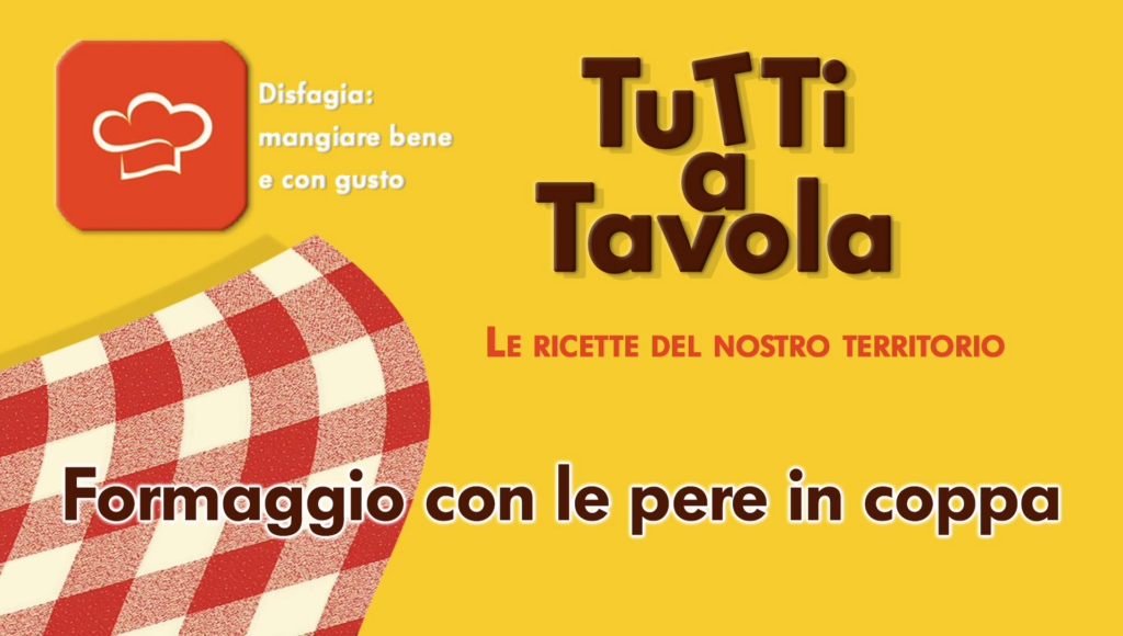 Formaggio con le pere in coppa